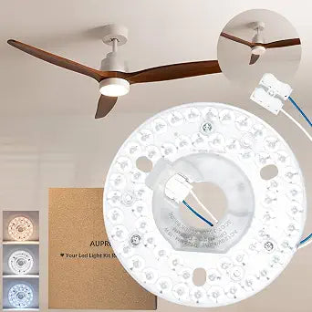 4.92 Ceiling Fan Led Light Replacement 18W 3CCT, Easy Magnetic Mount
