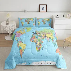 Erosebridal 3D Print Comforter Set Multicolored Bedding Set 3D Twin