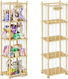Zyraflux Stuffed Animal Storage Organizer Plush Toy Storage for Kids Room