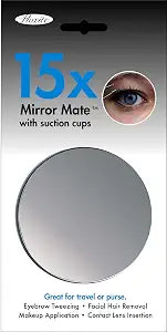 Floxite 15X Mirror Mate with Suction Cups, 3x3x3 Inch (Pack of 1), (FL-15NMM)