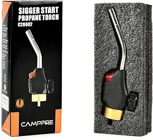 CAMPFIRE Trigger Start Gas Welding Propane Torch, High Intensity Mapp Gas Torch Head, Adjustable Flame For MAPP Fuel