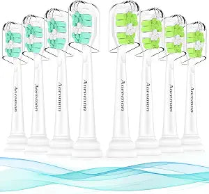 Aoremon Replacement Heads for Philips Sonicare 4100 Diamondclean Toothbrush