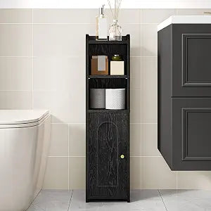 Hzuaneri Bathroom Storage Cabinet, Narrow Toilet Paper Cabinets with Doors