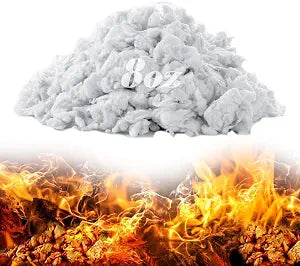 8 oz Gas Fireplace Embers, Rock Wool Embers for Gas Fireplace