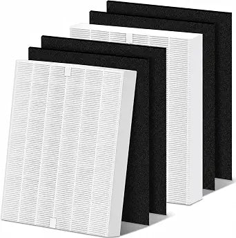 AP-1512HH Replacement Filter for Coway Airmega, 2 Filters+ 4 Carbon Filters