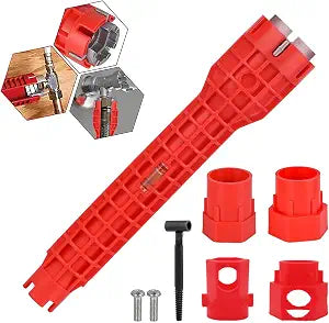 14-in-1 Multi-functional Wrench Faucet Sink Installer Tool, Multifunctional Sink Installer,Plumbing Tool for Pipes Wrench under Bathrooms, Toilets, Kitchens, Sinks