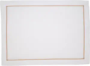 Embroidered Line Design Placemat (Set of 4)