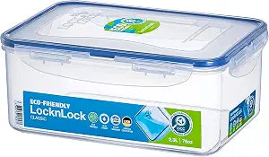 LOCK & LOCK Rectangular Food Container, Tall, 9.6-Cup, 78-Fluid Ounces