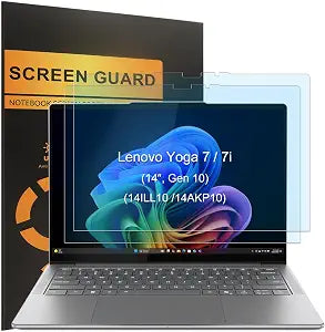 KEANBOLL 2-Pack Anti Blue Light Matte Screen Protector for 2025 Lenovo Yoga 7 / 7i 14" 2-in-1 Touchscreen Laptop (Models 14ILL10 & 14AKP10), Eye Protection Blocks Blue Light and Anti Glare Shield