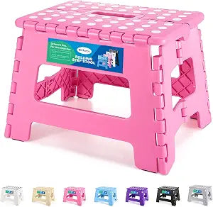 Dyforce Kids Step Stool 9 Inch, 300lbs Folding Step Stool for Toddler