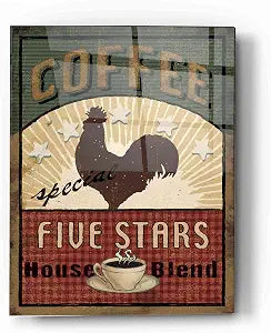 Epic Art 'Coffee Blend III' by Daphne Brissonet, Acrylic Glass Wall Art, 12"x16"