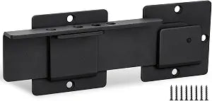 9" Flip Gate Latch Lock with 4 Padlock Holes, Adjustable Door Latch