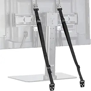 TV Anti-Tip Heavy Duty Dual Cable Kit, Non Tipping Safety Straps for Screens or Furniture Mounting, Adjustable Baby Proofing Anchor, Easy Install Hardware Included, STAND-SK02