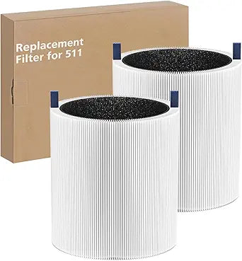 2-pack 511 Replacement Filter for Blueair Blue Pure 511 Air Purifier