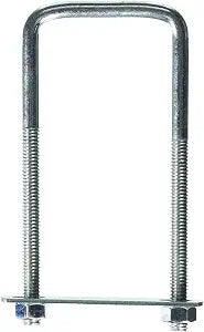 National Hardware Square U Bolt, #535-5/16" x 2" x 5", Steel, Zinc Plated