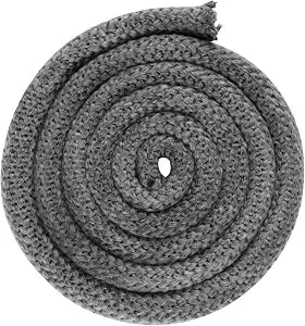 Wood Stove Door Gasket, 1" x 86" Wood Stove Gasket Rope Seal for Wood Burning Stoves, Heat Resistant Fiberglass Gasket Replacement for Wood Stoves and Fireplaces, Grey