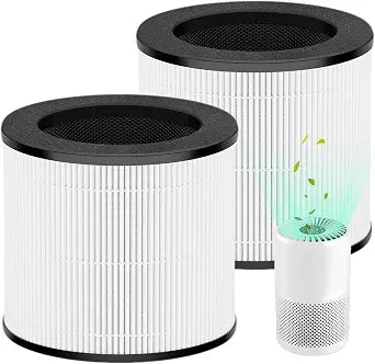 Cayman 608/320 Filter Replcement, Compatible with Okaysou(Oksou) Cayman 608/320 Air Purifier, 3-in-1 H13 True HEPA Filter and Activated Carbon Filter, 2 Pack