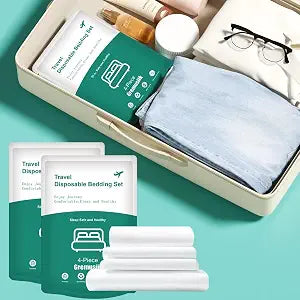 Disposable Sheets for Travel Hotel King Size Portable Travel Bed Sheets