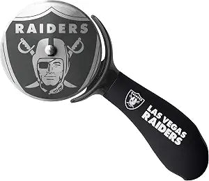 SportsVault NFL Las Vegas Raiders Stainless Steel Pizza Cutter