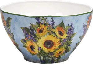 Certified International Sunflower Bouquet Deep Serving Bowl, 82 oz.