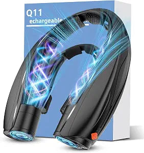 Portable Neck Fan, 6000mAh Rechargeable Personal Fan, 6 Speeds Hands Free Wearable Fan with 360 Surround Airflow, Ideal for Travel, Office, Sports, Home - Gifts for Men Women Dad Mom