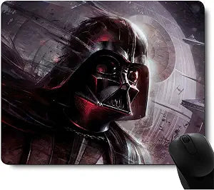 Cool Science Fiction Mouse Mat, Waterproof Non Slip Rubber Base Mouse Pad for Office Laptop, Black Mouse Pads for Desk, 9.8"x7.9"x0.12" Inch