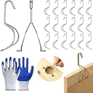 Cabinet Door Painting Hangers 20 Pack Stainless Steel