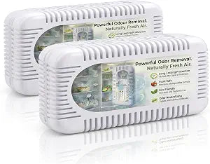Refrigerator Deodorizer, Activated Charcoal Odor Absorber & Air Freshener