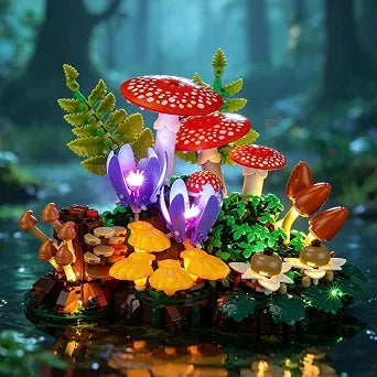 LIGHTAILING Led Light Compatible with Lego-11505 Woodland Mushrooms - Easy Install, Hidden Wiring, Home Decor & Gift-Ready (Model Not Included)