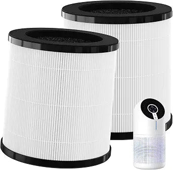 M02 Replacement Filter Compatible with MOOKA M02 Air Purifier, 3-In-1 Filter2-Pack