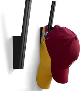 Ozueccr Hat Rack for Baseball Caps Wall Mounted Vertical Hat Holder, Multi-Purpose Wall Hook, Closet Cap Organizer, Sturdy Compact, Easy to Install