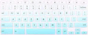 Dell Chromebook 13.3 & 11.6 Inch Keyboard Skin - Ombre Mint