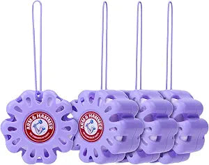 Arm & Hammer OdorBusterz ShapeMATE, Lavender Flower, 4 Count Decorative Odor Eliminator for Small Spaces