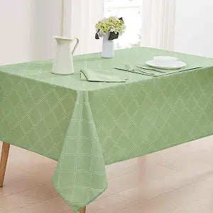 IZOD - Tablecloth, Water Resistant Tabletop Accessories, Ideal Kitchen Essentials (Harbor Trellis, 60" x 84")