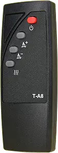 Replacement Remote Control for Twin Star ChimneyFree ClassicFlame Dura Flame Fireplace Heater DFI-8511-01 DFI-8511-02 DFI-8511-03 DFI-8511-04 DFI-8511-05 DFI-8511-06 DFI-8511-07 DFI-8511-08(T-A8)