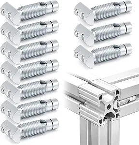 Flutesan 10 Pack T Slot Connector for 15 Series 40 mm Aluminum Extrusion