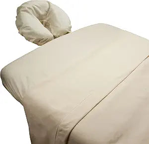 Body Linen Massage Table 100% Organic Cotton Flannel Sheet Sets Made with Gentle, Chemical-Free and Eco-Friendly Organic Cotton - Extra Soft and Cozy - 1 Pack