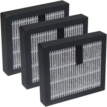 PUREBURG Replacement Filter Compatible with Philips GoPure GP5212 Car Air Purifier, HEPA and Activated Carbon 2 in 1, Pack of 3