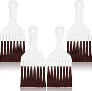 Boao 4 Pcs Ac Coil Brush HVAC Condenser Refrigerator Cleaner, Brown
