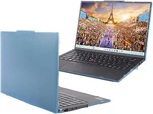 mCover Hard Case ONLY Compatible for 2024-2025 14" Lenovo ThinkPad X1 Carbon Gen 12/13 Windows Notebook PC (with 180-degree Hinge, NOT Fitting Any Other Lenovo Models) - Aqua