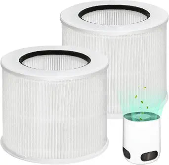 12020 Filter Replacement, Compatible with Clorox Tabletop Smart Air Purifier 11020 & 11021, 200 Sq. Ft. Capacity, 2Pack (12020 Filter)