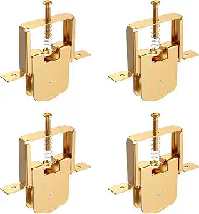 4-Pack Premium All-Metal Sliding Screen Door Rollers for B 691 & B 695, Spring-Loaded Design, Smooth Quiet Glide with 1" Steel Ball Bearing, Fits Top & Bottom Tracks
