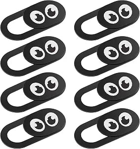 Thin Webcam Cover Slide, 8PCS Phone Laptop Camera Cover Slide Cute