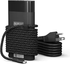 100W USB C Laptop Charger for HP Pavilion Plus 14 14-ew1010nr Spectre Fold 17 x360 16-aa0047nr ZBook Firefly 14 16 G11 Envy 17-cw1087nr TPN-LA31 N57041-001 Tyce-C Charger Power Adapter