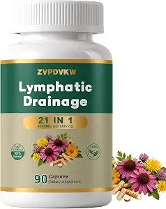 Lymphatic Drainage Supplements, Herbal Lymphatic Wellness Blend, 90ct