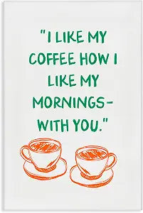 Stupell Industries Coffee with You Quote, 20 x 30 Inch Canvas Wall Art