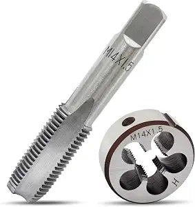 M14x1.5 Tap and Die Set, Metric Right-Hand HSS M14 x 1.5 Tap Die Set