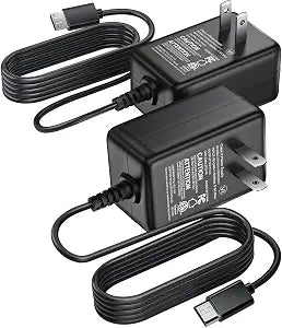 SoulBay 5V 3A Micro USB Power Supply for Raspberry Pi, 6FT, 2 Pack