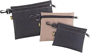 CLC Custom Leathercraft 1100 Multi-Purpose Clip-on Zippered Poly Bags, 3 Pack