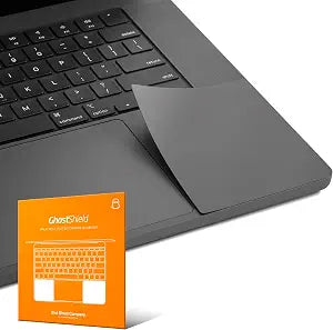 GhostShield Palm Rest Protector Set, 2021+ MacBook Pro 16", Space Black